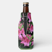 Cold Hardy Pink Azeleas Flaschenkühler (Flasche Rückseite)