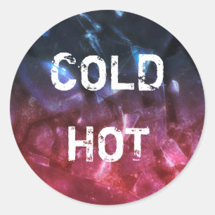 Cold & Hot - Aufkleber