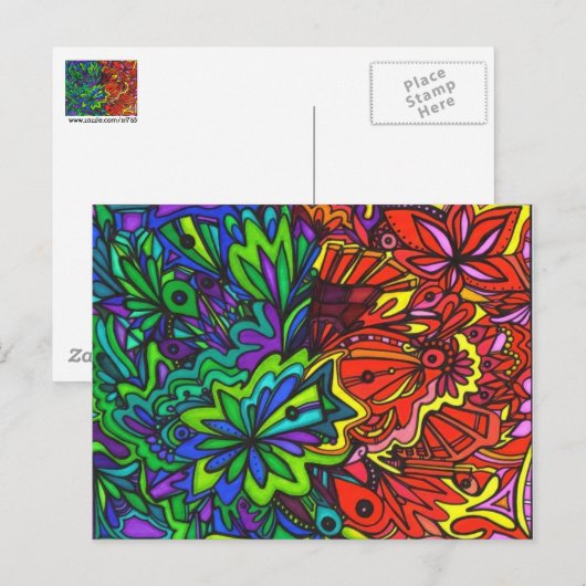 Cold in Hot Postcard Postkarte (Vorne/Hinten)