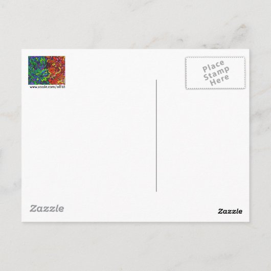 Cold in Hot Postcard Postkarte (Rückseite)