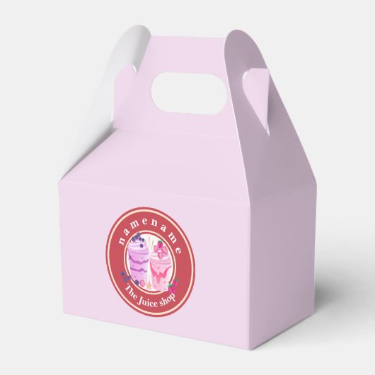 Cold Jogurt Smoothies Fruchtsaftshop Logo Geschenkschachtel (Vorderseite)