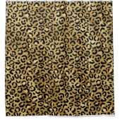 Cold Leopard Muster Duschvorhang (Vorderseite)