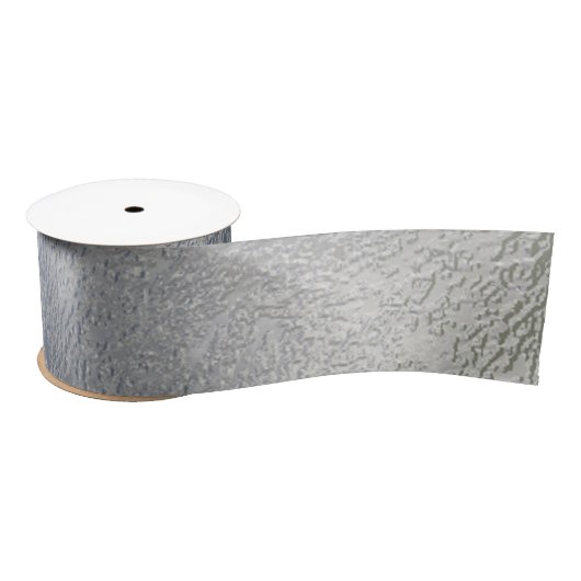Cold Mattiert Gray Ribbon Satinband (Spule)