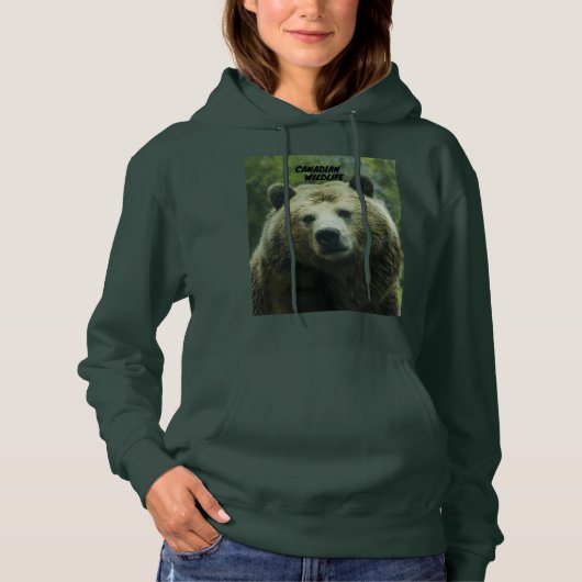 Cold Misty Rainforest - Canadian Wildlife Hoodie (Vorderseite)