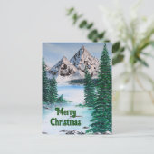 Cold Mountain Feiertagspostkarte (Stehend Vorderseite)