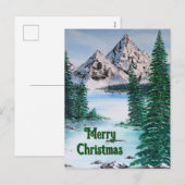 Cold Mountain Feiertagspostkarte (Vorne/Hinten)
