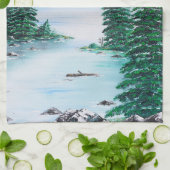 Cold Mountain Geschirrtuch (Gefaltet)