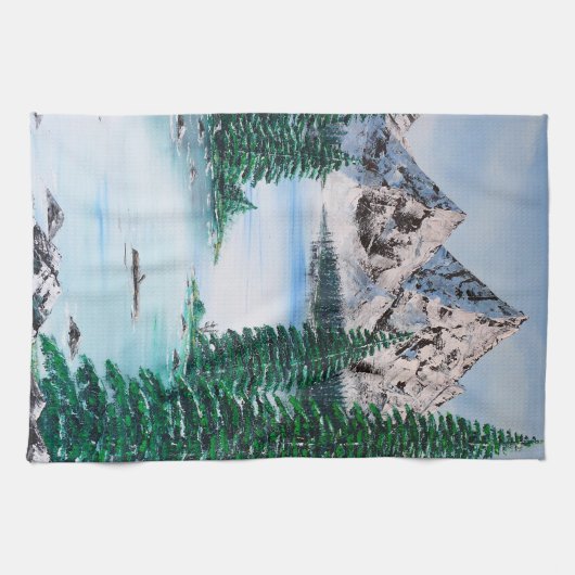 Cold Mountain Geschirrtuch (Horizontal)