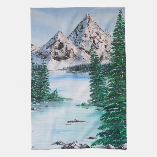 Cold Mountain Geschirrtuch (Vertikal)