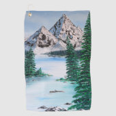 Cold Mountain Golfhandtuch (Vorderseite)
