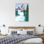 Cold Mountain Leinwanddruck (Insitu (Schlafzimmer))