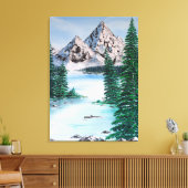 Cold Mountain Leinwanddruck (Insitu (Wohnzimmer))