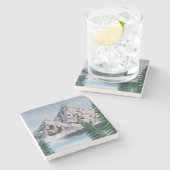Cold Mountain Steinuntersetzer (Seitenansicht)