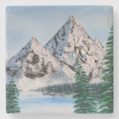 Cold Mountain Steinuntersetzer (Vorderseite)