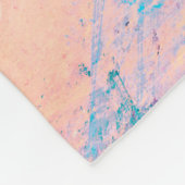Cold multicolor beautiful futuristic pattern. Abst Fleecedecke (Ecke)