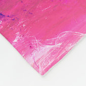 Cold multicolor schöne futuristische Muster. Abst Fleecedecke (Ecke)