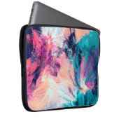 Cold multicolor schöne futuristische Muster. Abst Laptopschutzhülle (Vorne Rechts)