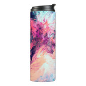 Cold multicolor schöne futuristische Muster. Abst Thermosbecher (Nach links gedreht)