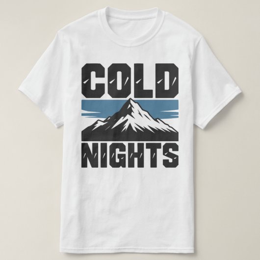 Cold Nights Christmas Tee (Design vorne)