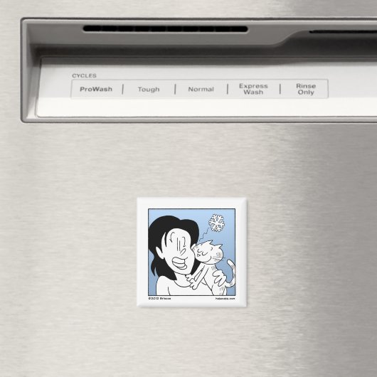 Cold Nose Cat Magnet (In Situ (Geschirrspüler))