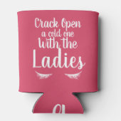 Cold One mit den Ladys Eyelashes | PERSONALISIERT Dosenkühler (Rückseite)