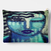 Cold Original Abstrakt Painting on Zubehörtasche (Rückseite)