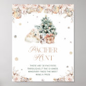 Cold Outdoor Bear Baby Showroom Schnuller Hunt Gam Poster (Vorne)