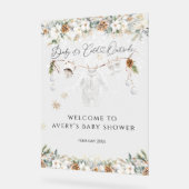 Cold Outdoor Clothest Line Kinderdusche Empfang Acrylschild (Winkel)