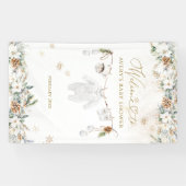 Cold Outdoor Clothest Line Kinderdusche Empfang Banner (Horizontal)