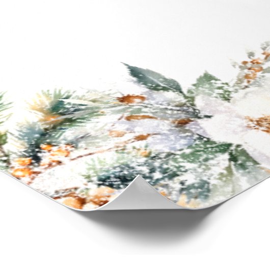 Cold Outdoor Clothest Line Kinderdusche Empfang Poster (Ecke)