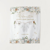 Cold Outdoor Clothest Line Kinderdusche Empfang Wandteppich (Vorderseite)