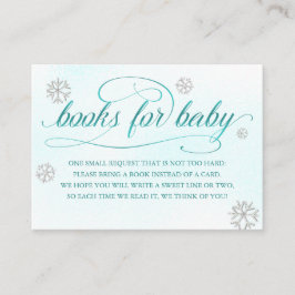 Cold Outdoor Kristall Glitzer Bücher für Baby Begleitkarte