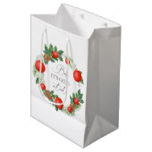 Cold Outdoor Weihnachtsbad Winter Baby Dusche Mittlere Geschenktüte (Vorderseite Schrägansicht)