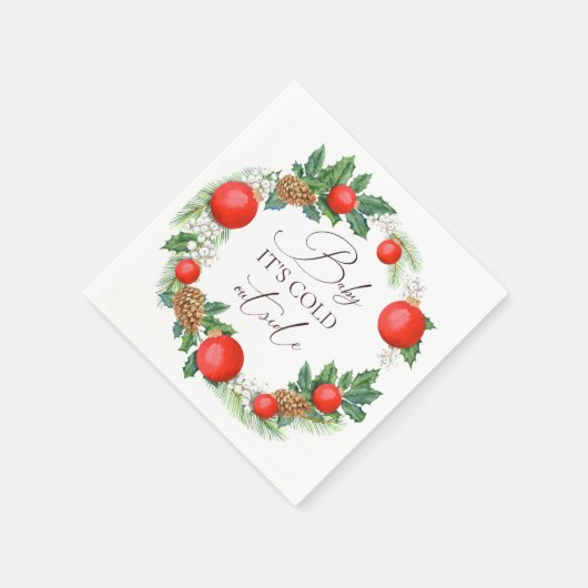 Cold Outdoor Weihnachtsbad Winter Baby Dusche Serviette (Ecke)