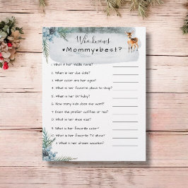 Cold Outdoor Winter Animals Kinderdusche Wer weiß Flyer