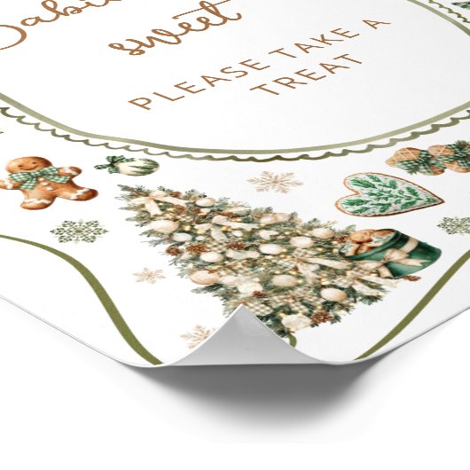 Cold Outdoor Winter Babys sind süß Nehmen Sie eine Poster (Ecke)