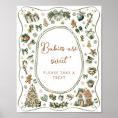 Cold Outdoor Winter Babys sind süß Nehmen Sie eine Poster (Vorne)