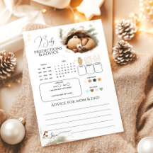 Cold Outdoor Woodland Bear Winter Baby Shower Game