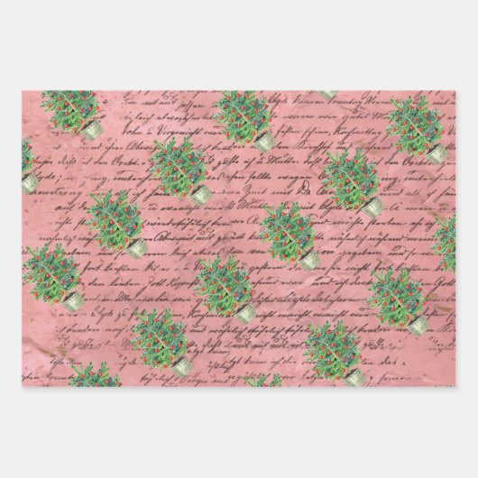 Cold Outside Cup Frohe Weihnachts-glückliche Feier Geschenkpapier Set (Vorderseite 2)