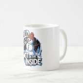 Cold Outside Hot Inside Mug Kaffeetasse (VorderseiteRechts)