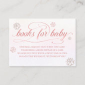 Cold Outside Kristall Glitzer Book for Baby Girl Begleitkarte (Vorderseite)