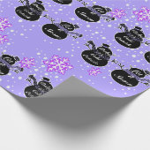 Cold Outside Lila Packpapier (Ecke)