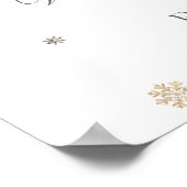 Cold Outside Niedliche Polar Bear Baby Dusche Will Poster (Ecke)