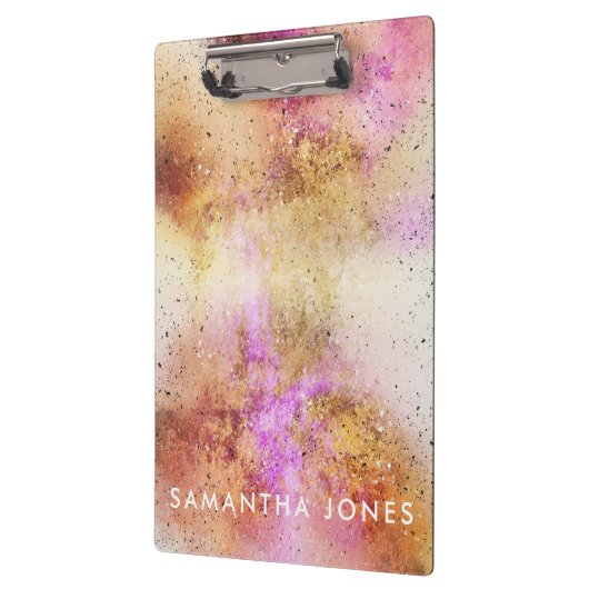 Cold Pink Sky Klemmbrett (Links)