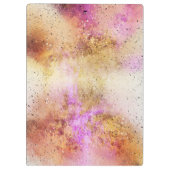 Cold Pink Sky Klemmbrett (Rückseite)