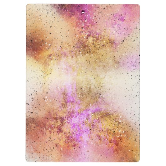 Cold Pink Sky Klemmbrett (Rückseite)