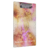 Cold Pink Sky Klemmbrett (Rechts)