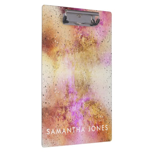 Cold Pink Sky Klemmbrett (Rechts)