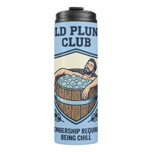 Cold Plunge Club Thermosbecher (Vorderseite)