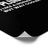 Cold Plunge Vater Definition Eisbath Vatertag Poster (Ecke)